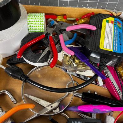 Garage Tray: Glue Gun, Tape, Tools 
