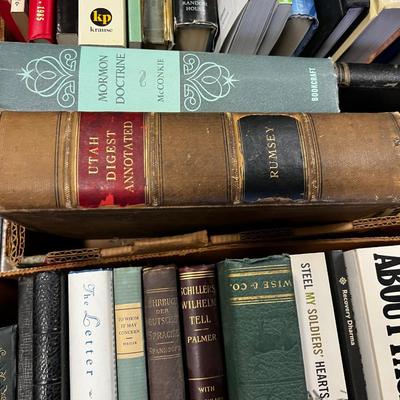 (2) Boxes of Book, some Antique
