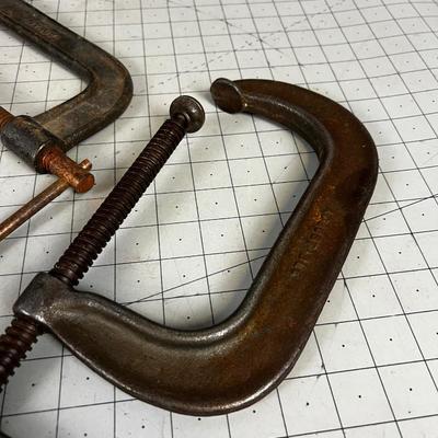 3 6" C- Clamps
