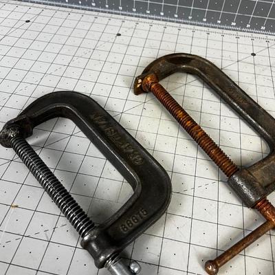 3 6" C- Clamps
