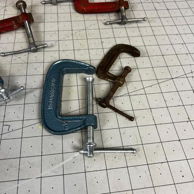 3" C-CLAMPS (6 total) 