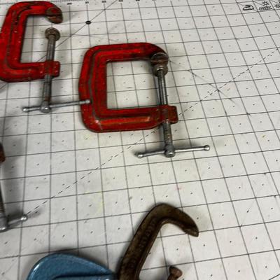 3" C-CLAMPS (6 total) 