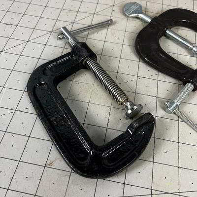 (4) 3" C-Clamps