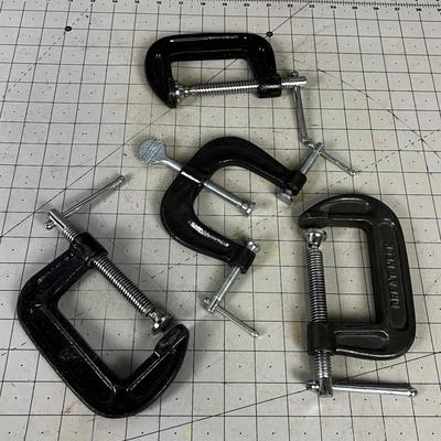 (4) 3" C-Clamps