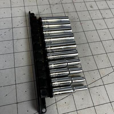 1/4" Drive Deep Well Socket Set 