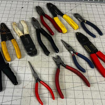 Wire Cutters, Wire Strippers, and Lyman Plyers