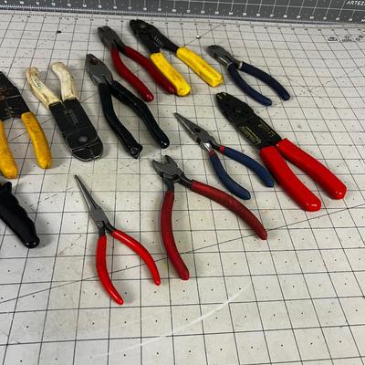 Wire Cutters, Wire Strippers, and Lyman Plyers