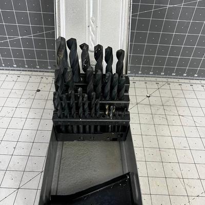 Drill Bit Set with Storage Box 