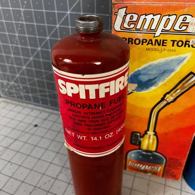 Propane Torch and 2 Propane Tanks