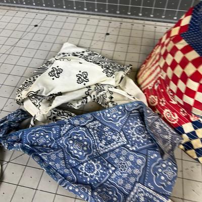 Bandanas and Bucket Hat