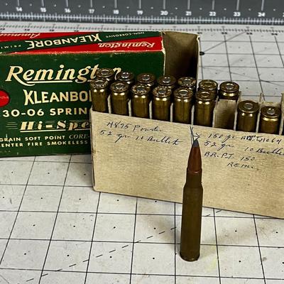 Partial Box of 30.06 AMMO