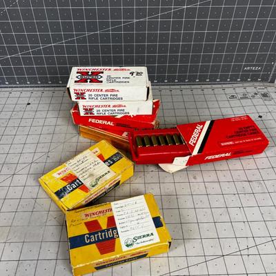Several Boxes of 22.250 Brass 
