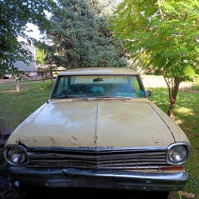 Barn find - 1963 Chevy Nova SS II 2 door 8 cylinder Sweet project car - LOTS of Pictures! CLEAR TITLE.