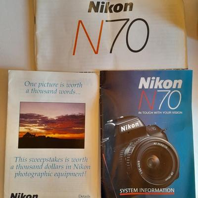 Nikon N70 35mm with lens, camera bags, and many other accessories