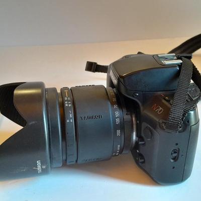 Nikon N70 35mm with lens, camera bags, and many other accessories