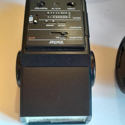 Pentax 35 mm camera Super Program Vivitar Series lens, Large Tamrac camera bag and MANY accessories
