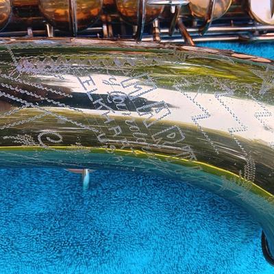 Beautiful vintage Martin Handcraft Low Pitch saxophone. "Searchlight".