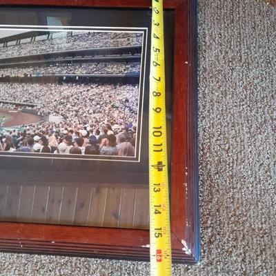 Large, framed Colorado Rockies Coors Field panoramic photo