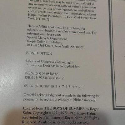 Two Hardback Baseball books -