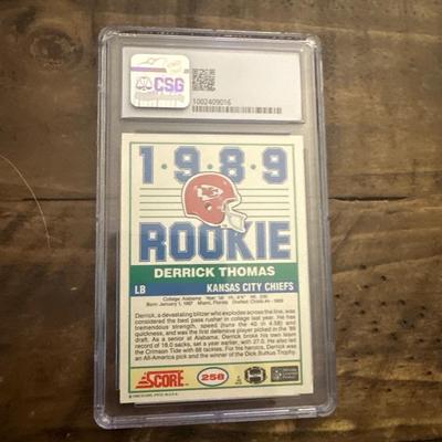 1989 Score - #258 Derrick Thomas (RC)