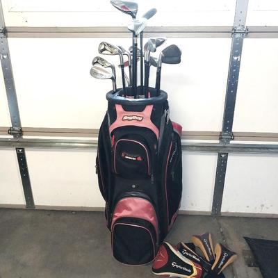 REVOLVER GOLF BAG AND CLUBS