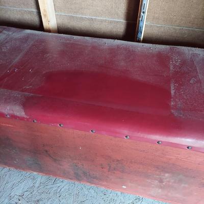 Wooden Trunk w/ Padded Top (OB4-BBL)