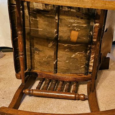 Vintage Wooden Rocking Chair (LR-JS)