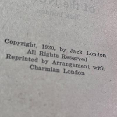 c. 1920 JACK LONDON LITTLE BLUE BOOK â€œA HEROIC TALE OF THE FAR NORTHâ€