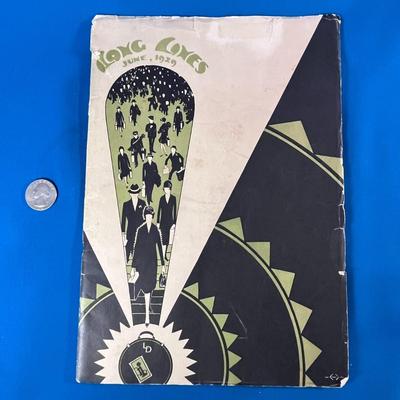 1929 TRAVEL MAGAZINE â€œLONG LINEâ€ 