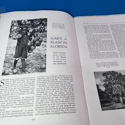 1929 TRAVEL MAGAZINE â€œLONG LINEâ€ 