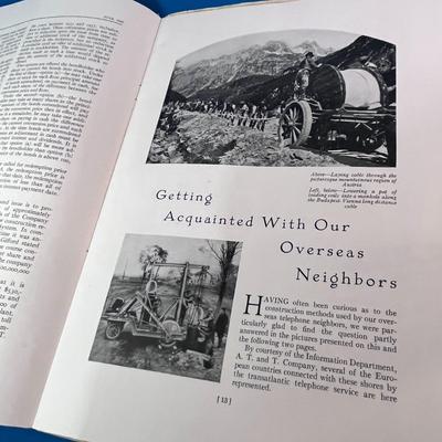 1929 TRAVEL MAGAZINE â€œLONG LINEâ€ 