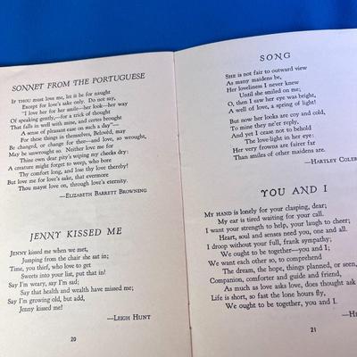 1939 DESERET NEWS PUBLICATION â€œIMMORTAL LOVE POEMSâ€ 