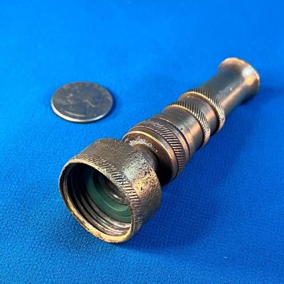 VINTAGE BRASS GARDEN HOSE NOZZLE 
