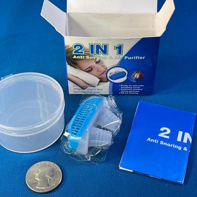 NEW IN PACKAGE 2-IN-1 ANTI-SNORING & AIR PURIFIER DEVICE