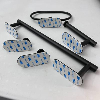 5 PC. SET NEW IN BOX MATTE BLACK BATHROOM HARDWARE 