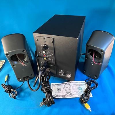 LOGITECH SPEAKER SYSTEM- BASE AND 2 SPEAKERS