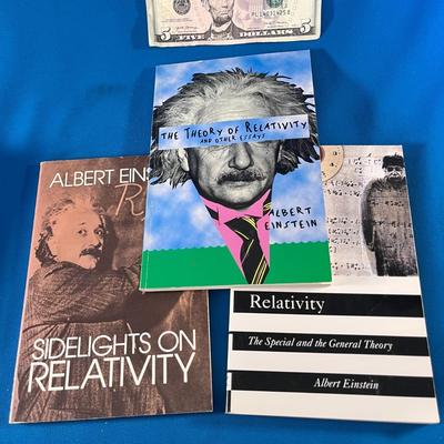 3 BOOKS ON RELATIVITY by ALBERT EINSTEIN