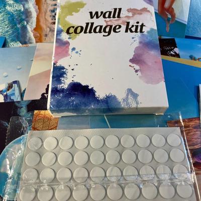 WALL COLLAGE KIT 50 CT. SEASIDE/BEACH THEME POSTCARD SIZE PICTURES