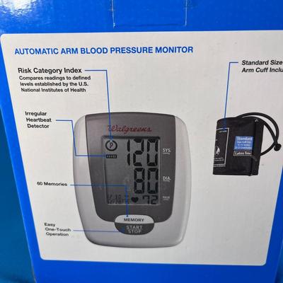 WALGREENâ€™S NEW IN PACKAGE BLOOD PRESSURE MONITOR