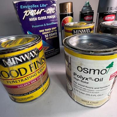ASSORTMENT OF WOOD FINISHING PRODUCTS 11 CT.