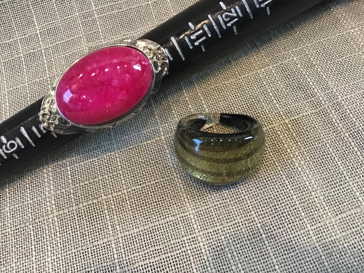 Large Statement Rings Costume