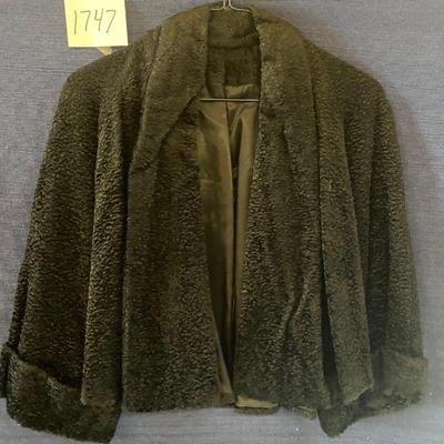 Vintage Black Persian Lamb? 3/4 Jacket