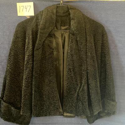 Vintage Black Persian Lamb? 3/4 Jacket