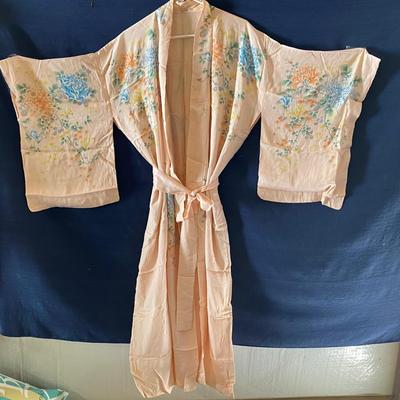 Vintage 1950s Floral Kimono