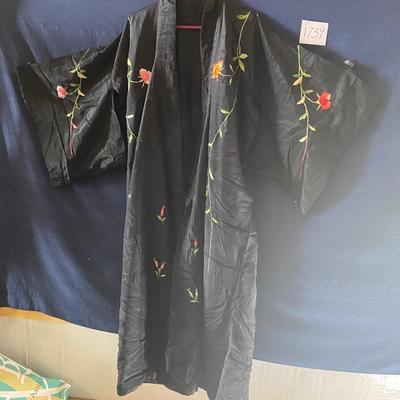 Vintage Black Kimono