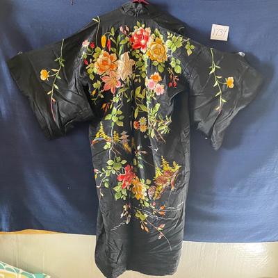 Vintage Black Kimono