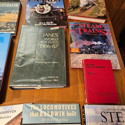 Railroad & Steam Engine Books + More  (O-JS)