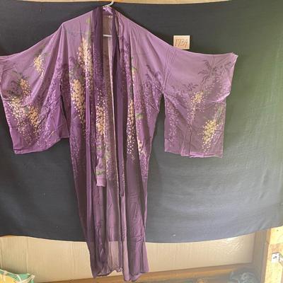Vintage Lavender Kimono