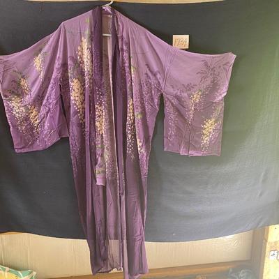 Vintage Lavender Kimono