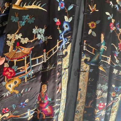 Vintage Black Kimono